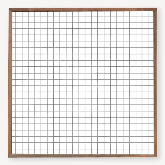 Gaaspaneel met kader | hardhout | 4,2x6,5 cm | 180x180 cm Betaalbaar