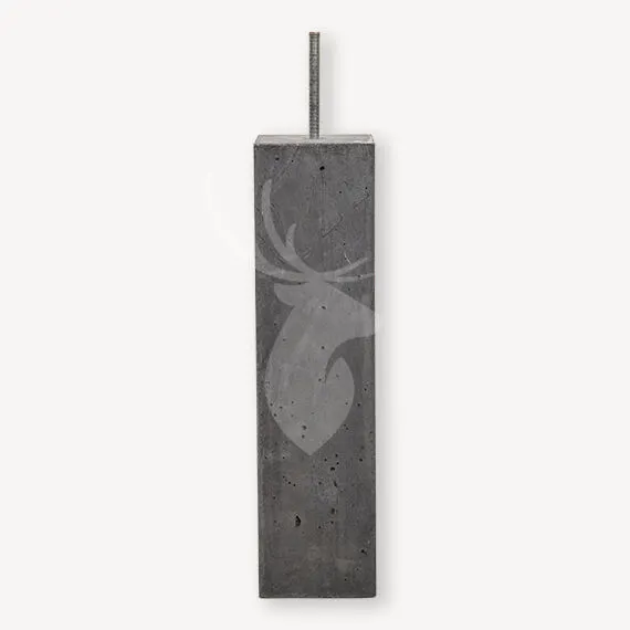 Betonpoer recht model | M16 | 12x12 cm Merkproduct