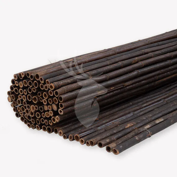 Bamboemat op rol | black | HxB 180x180 cm Aanbieding