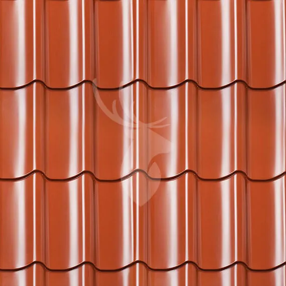 Dakpanplaat terracotta | werkend 110 cm | 150 cm Fabrieksprijs