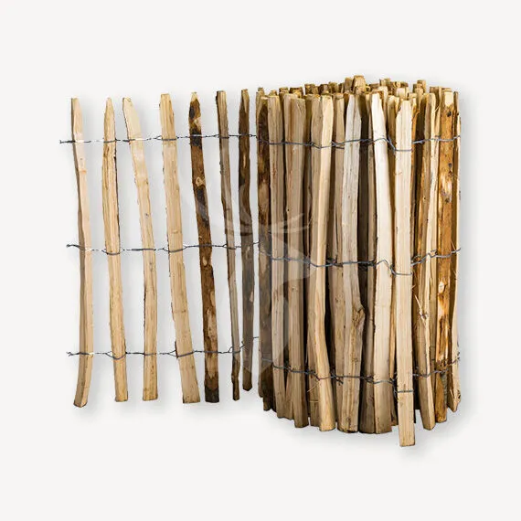 Nieuw FSC100% Engels kastanjehekwerk | 4-5 cm | 75 cm | 5 meter