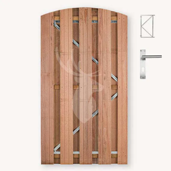 Toogdeur Solide | hardhout | pa 7,5 cm | 180x100 cm | li zs Direct Verzonden