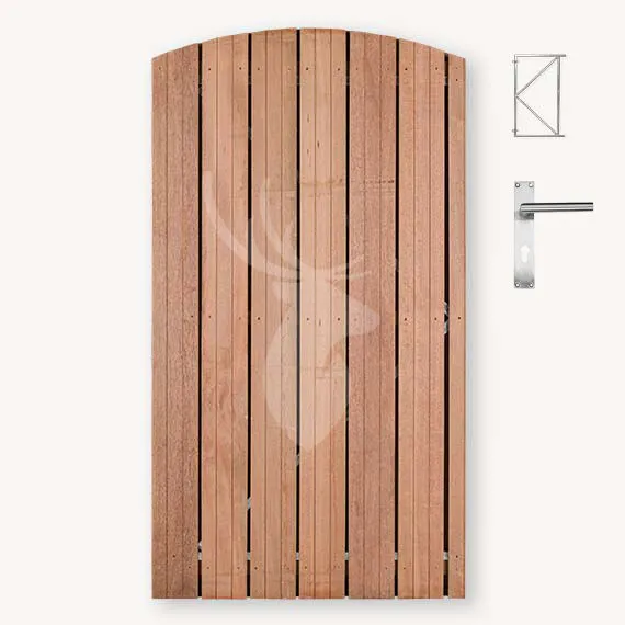 Aanbieding Toogdeur Privacy | hardhout | pa 1,0 cm | 180x110 cm | li zs