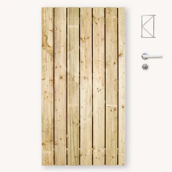Tuindeur Privacy | grenen | 180x190 cm Gratis Retour