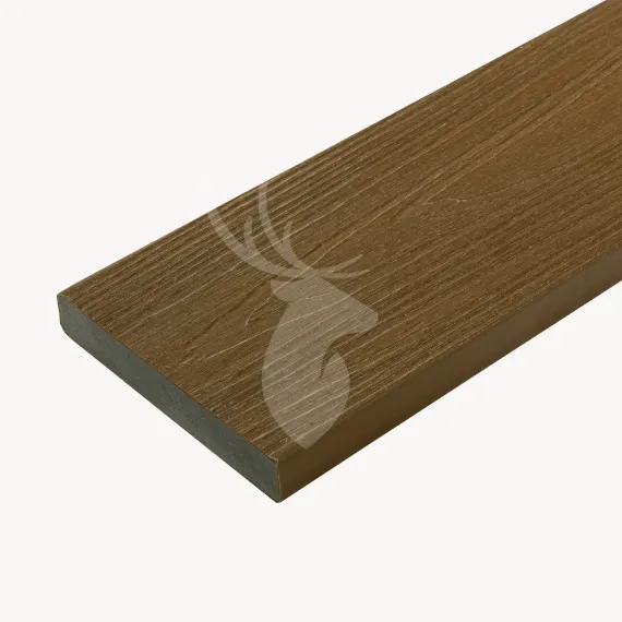 Hete Deal FSC 100% Fiberdeck premium kantplank | dark grey | 300 cm