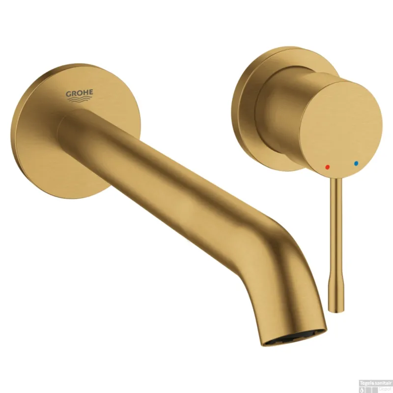 Wastafelkraan GROHE Essence Inbouwkraan Cool Sunrise Geborsteld (excl. inbouwdeel) Veilige Betaling