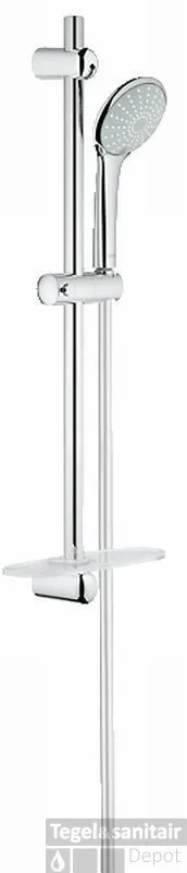 Goedkoop GROHE Euphoria Rain Glijstangset 60 Cm. Chroom