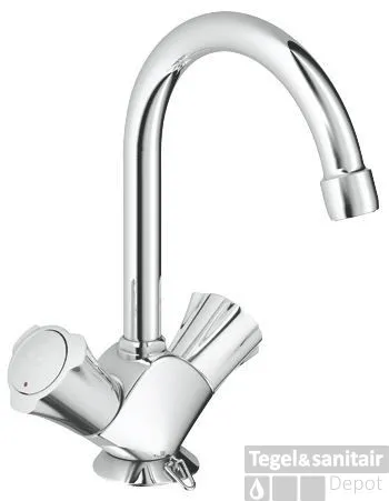 GROHE Costa-l Wastafelkraan Met Ketting Chroom Bestseller