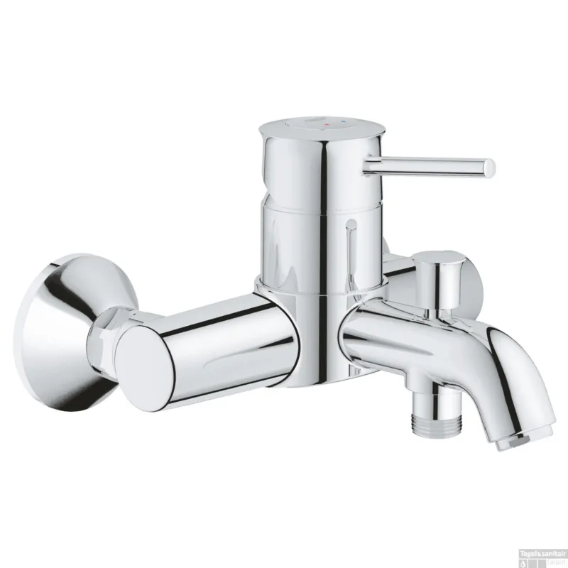 Bestseller Badkraan GROHE Start Classic met Omstel met Koppelingen Chroom