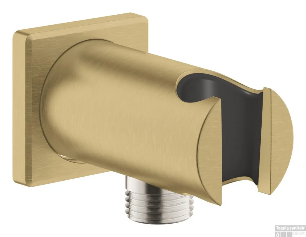 Wandaansluitbocht GROHE Rainshower Met Houder Vierkant, Cool Sunrise Geborsteld Uitverkoop