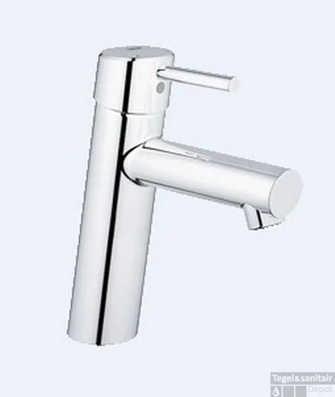 GROHE Concetto Wastafelkraan Medium Zonder Waste Chroom Gereduceerde Prijs
