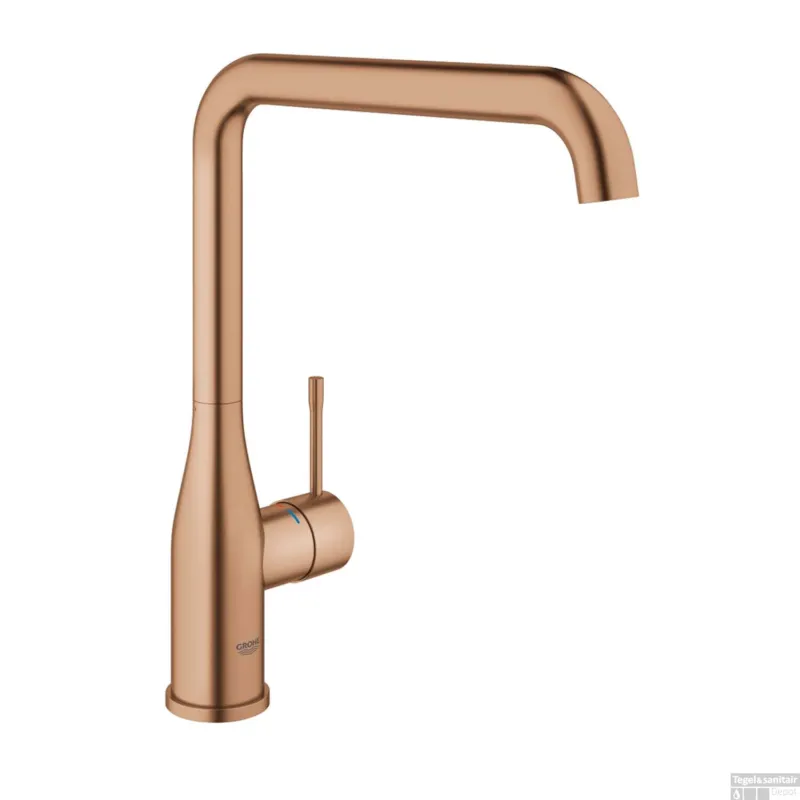 Keukenkraan GROHE Essence Mengkraan met Hoge Uitloop Warm Sunset Geborsteld Uitverkoop