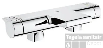 Direct Beschikbaar GROHE Grohtherm 2000 New Badthermostaat Met Staande Koppelingen Chroom