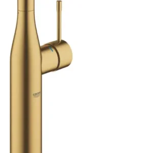 Opzetwastafelmengkraan GROHE Essence New Xl-Size Hoog Gladde Body Cool Sunrise Geborsteld Seizoensaanbieding