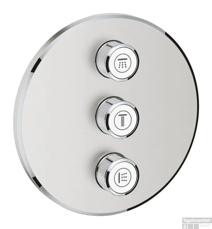Meest Verkocht Opbouwdeel GROHE Smartcontrol Volume, Rond (3X)