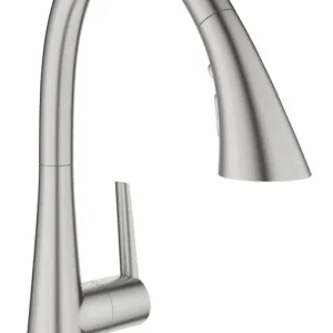 Keukenmengkraan GROHE Zedra C-Uitloop Triple Spray Korting