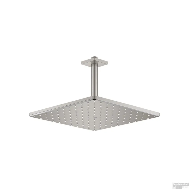 Weekendaanbieding Regendoucheset GROHE Rainshower Mono Cube 31 cm met Plafondarm Supersteel