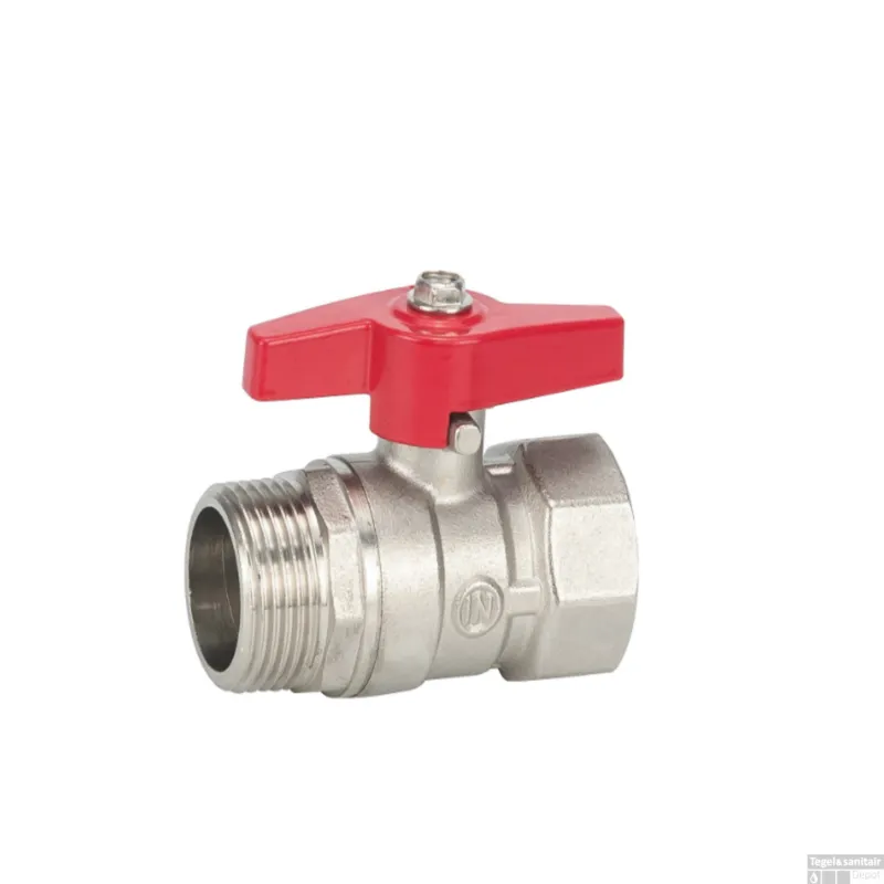 Gereduceerde Prijs Kogelstopkraan Wiesbaden Met Vlindergreep Draad 3/4"F X 3/4"M