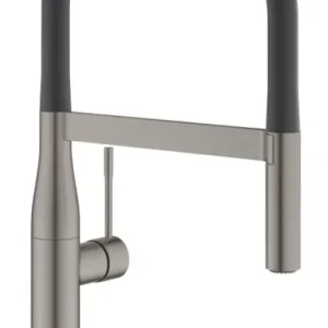 Keukenmengkraan GROHE Essence New Professionele Spray Hard Graphite Geborsteld Aanbieding