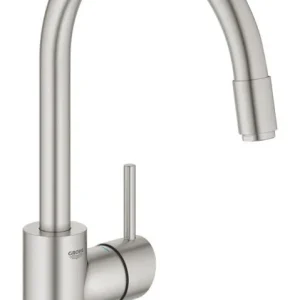 Beperkte Voorraad Keukenmengkraan GROHE Concetto Hoog Uittrekbare Mousseur (Grohe Zero)