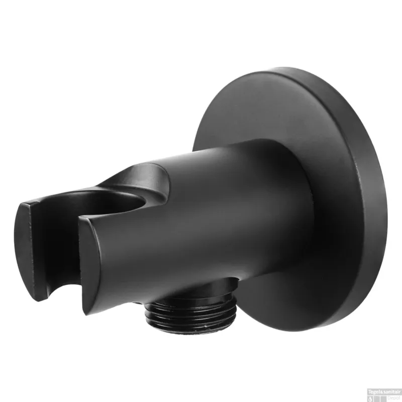 Laatste Kans Handdouche Houder Differnz met wateruitloop Zwart