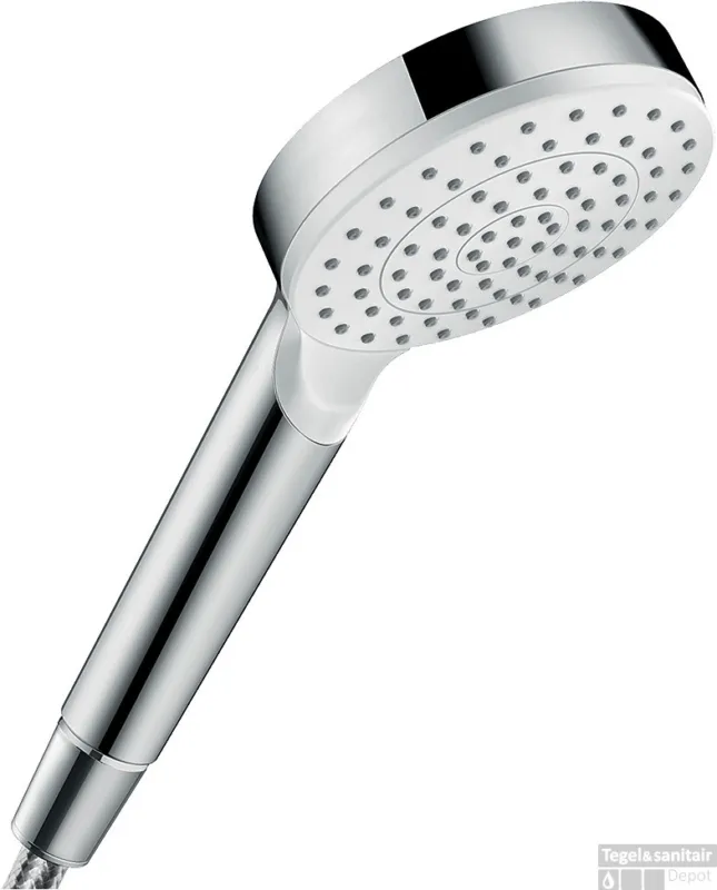 Hansgrohe Crometta handdouche 100 1jet EcoSmart, wit/chroom Uitverkoop