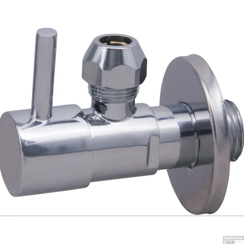 BWS Kraan Hoekstop 1/2"x10 Chroom (Inclusief Rozet) Goedkoop