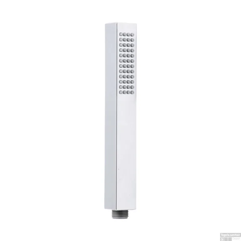 Populair Losse Staafhanddouche Sapho 1-stand Regen Vierkant 23 cm Chroom