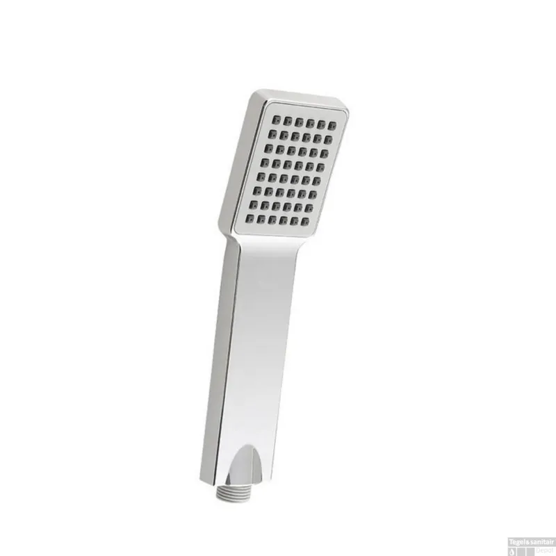 Losse Handdouche Sapho Ginko 1-stand Regen Rechthoekig 22.6 cm Chroom Op = Op