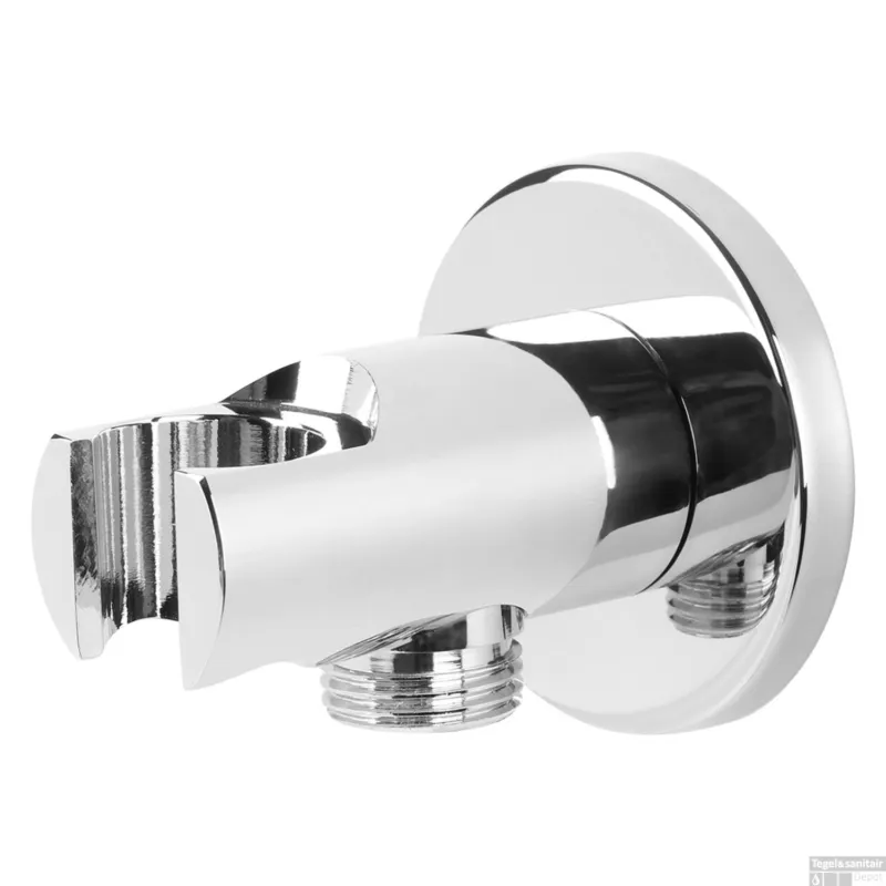 Handdouche Houder Differnz met wateruitloop Chroom Must-Have