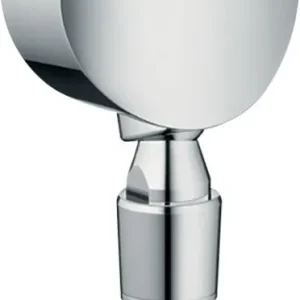 Dagaanbieding Hansgrohe FixFit muuraansluitbocht S met terugslagklep en kogelgewricht, chroom