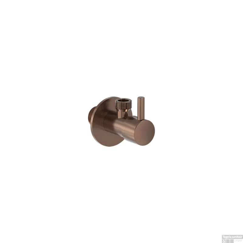 Nieuw Hoekstopkraan MAY G1/2" x G3/8" Geborsteld Mat Koper PVD