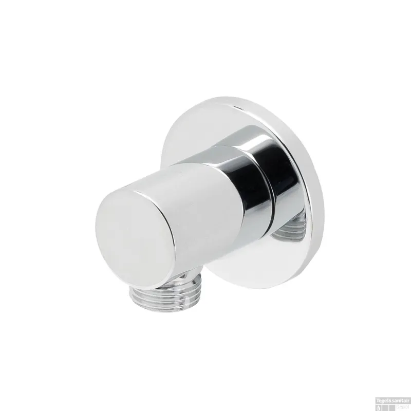 Doucheaansluiting BWS Cemal Rond 1/2‘‘ Chroom Snelle Levering