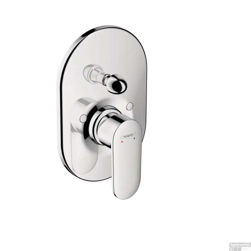 Inbouw Badmengkraan HansGrohe Vernis Blend Eengreeps Ovaal Chroom Betrouwbaar