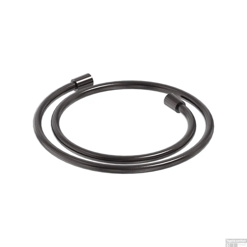 Koop Vandaag Doucheslang MAY Smooth 125 cm Geborsteld Carbon Black PVD