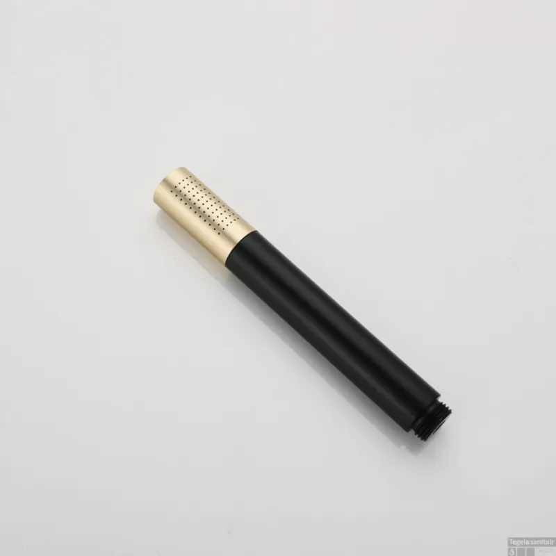 Favoriet Handdouche BWS Gold Staaf Geborsteld Messing Mat Zwart