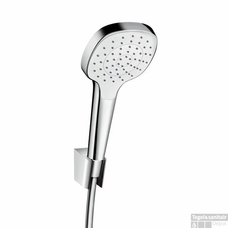 Favoriet Hansgrohe Croma Select E 1jet Porter Badset Met Doucheslang 160 Cm. Chroom