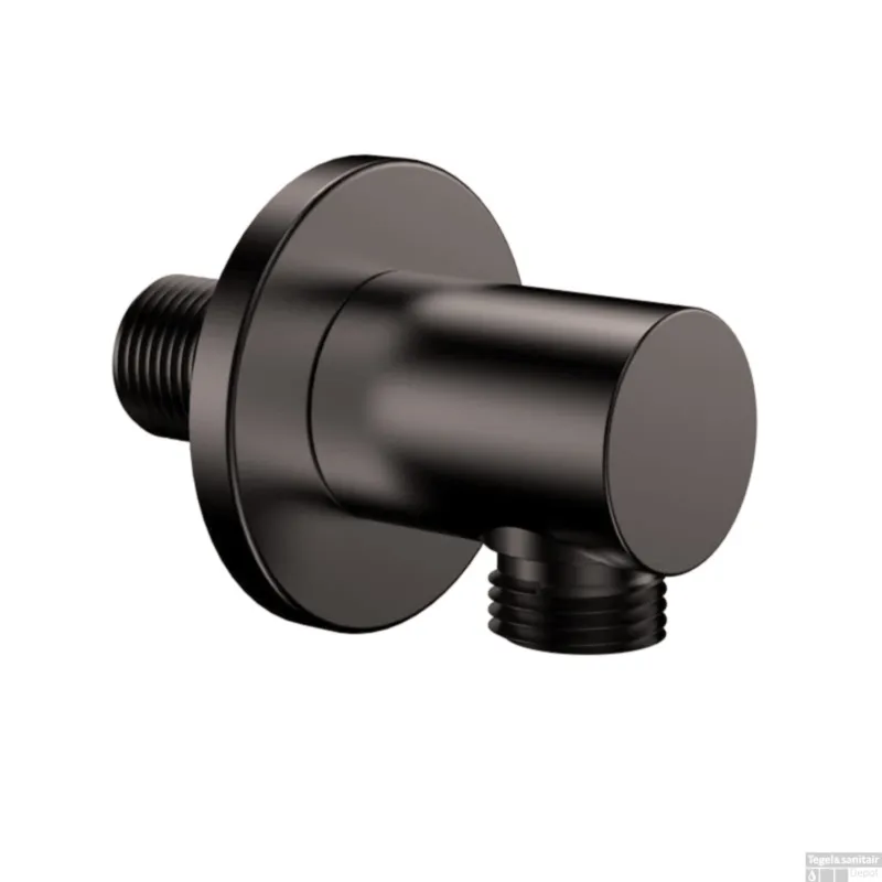Doucheaansluiting BWS Luxe Muuraansluiting Gunmetal Aanbieding