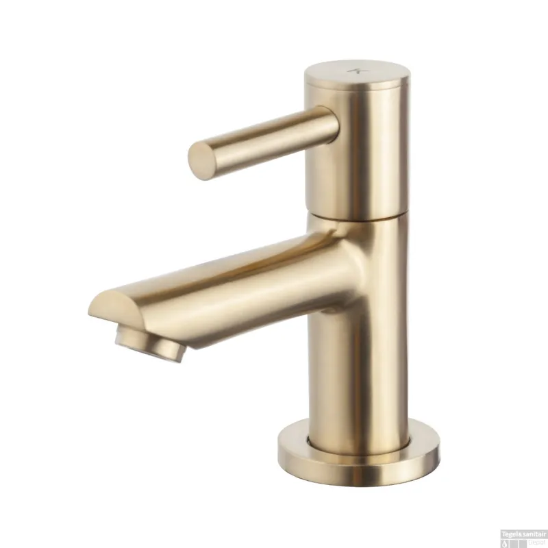 Dagaanbieding Fonteinkraan Wiesbaden Amador Keramisch 1/2" Geborsteld Messing Goud
