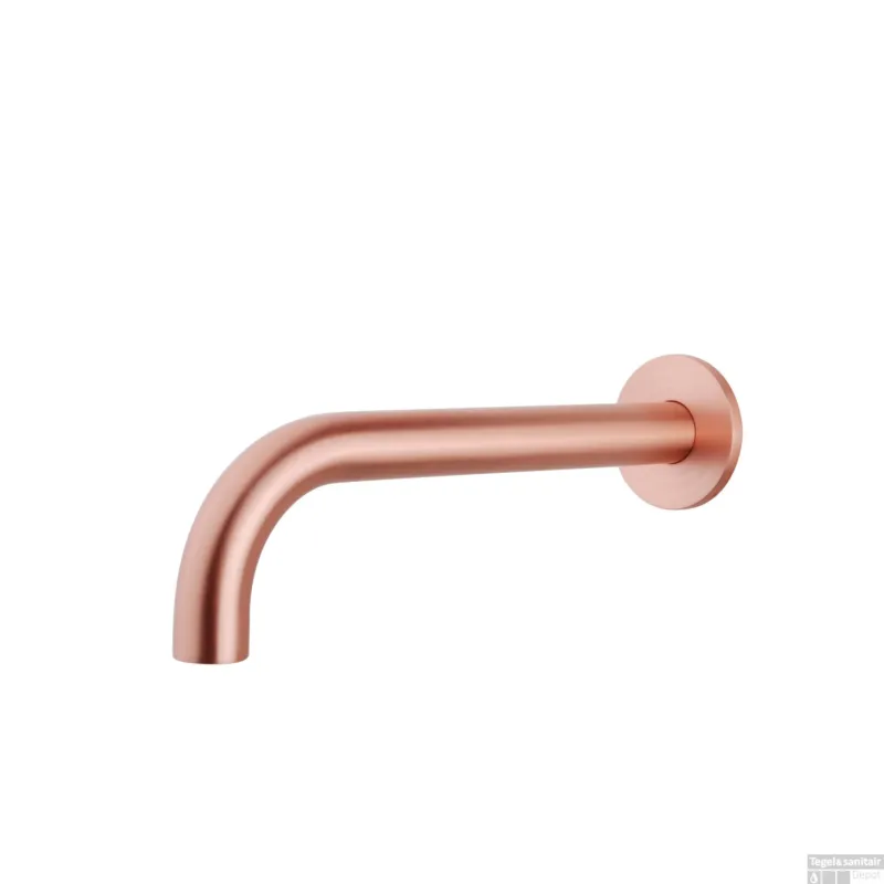 Inbouwuitloop Wiesbaden Rond 25 cm 1/2‘‘ Geborsteld Koper Gereduceerde Prijs