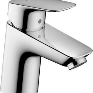 Koop Vandaag Hansgrohe Logis ééngreeps wastafelmengkraan 70 met metalmet PopUp trekwaste, chroom