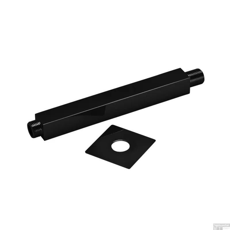 Must-Have BWS Douche-Arm Luxe Vierkant Plafondbevestiging 30 cm Mat Zwart