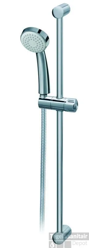 Venlo Aqua Glijstangset 60 Cm. Met 1 Straalsoort Chroom Laatste Kans