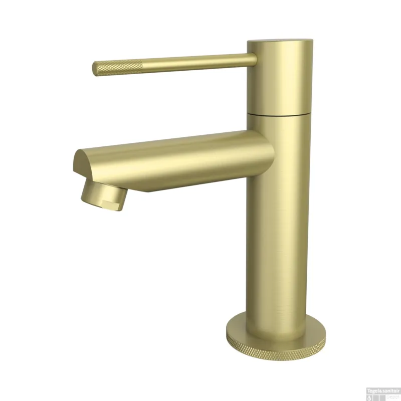 Toiletkraan Best Design Nancy-Ribera Uitloop Recht 14 cm 1-hendel Mat Goud Koop Online