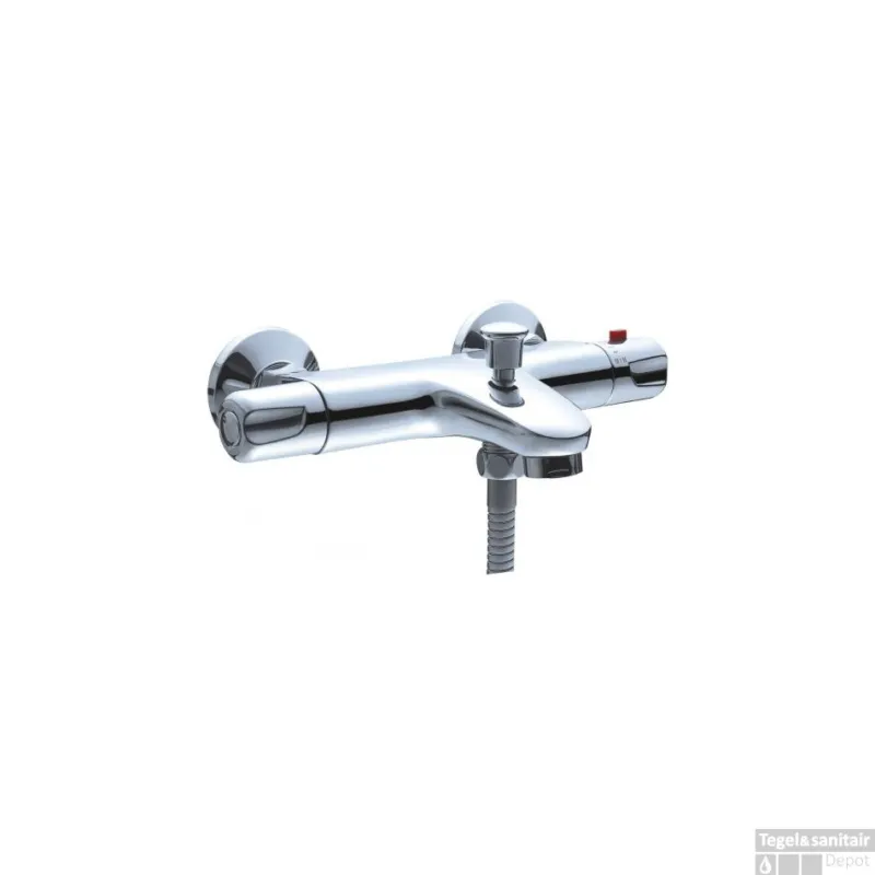 Bestel Nu Sanimar Siena Bad/Douchethermostaat 26x12.5x7.4 cm Messing Chroom