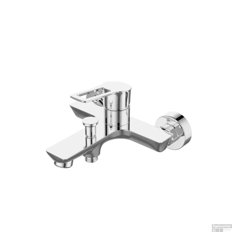 Snelle Levering Sanimar Palma Douchemengkraan 12.8 cm Messing Chroom