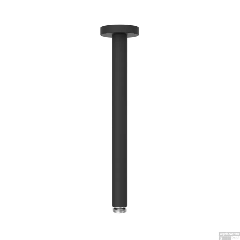Meest Verkocht Plafondarm Tres 28 cm Rond Mat Zwart