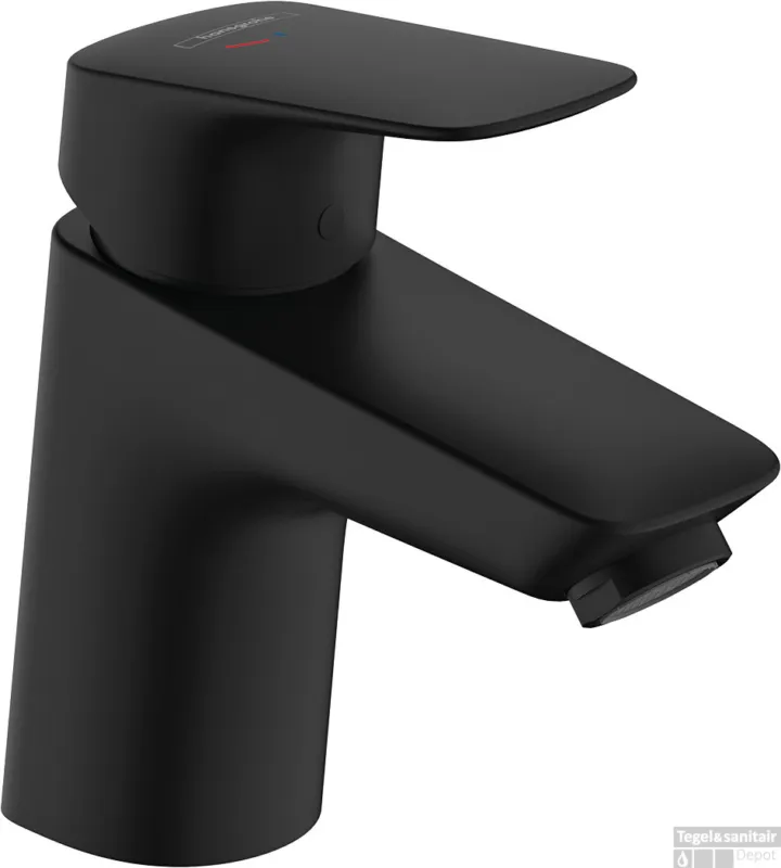 Hansgrohe Logis ééngreeps wastafelmengkraan 70 CoolStart zonder afvoer, mat zwart Nieuw