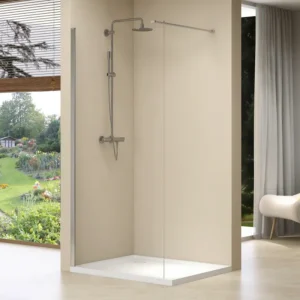 Direct Verzonden Van Rijn Products ST01M inloopdouche 120cm chroom