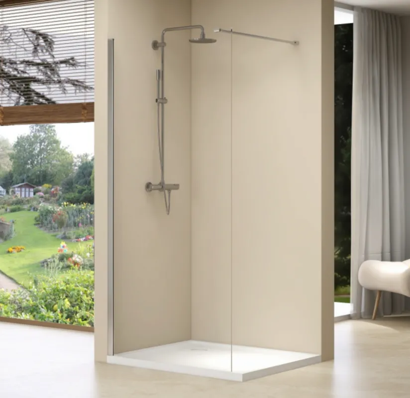 Van Rijn Products ST01RVSM inloopdouche 120cm RVS Rechtstreeks Van De Fabrikant